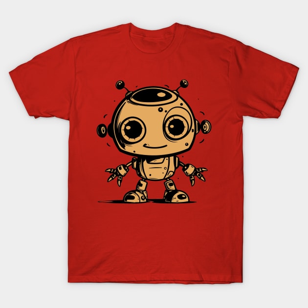 Badass Robot 3 T-Shirt by Bearded Caravan